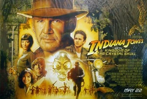 Indiana Jones and the Kingdom of the Crystal Skull UK Quad Movie Poster - Imagen 1 de 1