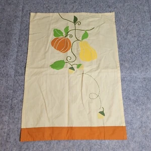 Vintage Stil Leinen Küchentuch Kürbis Herbst Halloween Deko Cottagecore Retro  - Bild 1 von 6