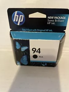 HP 94 Black Ink Cartridge Genuine Expired 3/2011 deskjet Officejet New - Picture 1 of 4