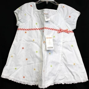 2006 Gymboree Freshly Picked Blouse Embroidered Flowers Lace sz 7 Spring Summer - Picture 1 of 9
