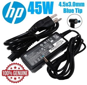 For HP Model 15 Laptop Charger 15-da 15-db 15-dq 15-dy Power Supply Cord 45W - Picture 1 of 8