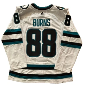 Adidas NHL San Jose Sharks PrimeGreen Brent Burns #88 Away Jersey Size Adult 42 - Picture 1 of 4