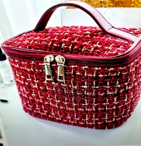 Elegant Plaid Cosmetic/toiletry bag - Picture 1 of 5