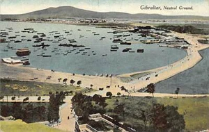 Postal FX: Puerto de Gibraltar, sin publicar, años 1910 - Imagen 1 de 2