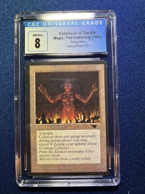MTG Antiquities Colossus of Sardia CGC 8 NM/Mint 1994 - Image 1 of 2