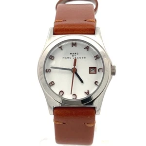 Marc Jacobs MBM9002 White Dial Brown Leather Strap Men's and Women's Watch Mini - Picture 1 of 2