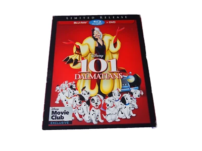 101 DALMATIANS BLU RAY + DVD LIMITED EDITION ( DISNEY ) New w/Slip Cover - Image 1 of 3