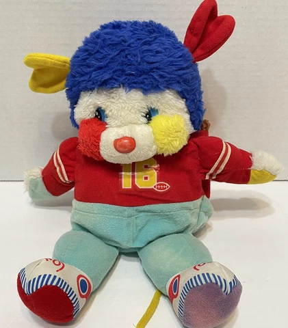 VTG Popples 16 Football Sports Plush Transform Flip Blue Red VTG 1986 Mattel Cover