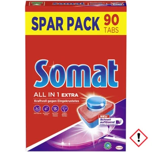 Somat Pastillas 10 All En 1 Extra Pack Ahorro Edelstahlglanz 90 Unidad 1 Pack - Imagen 1 de 1