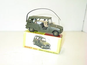 DINKY TOYS, renault 4L sinpar gendarmerie d'origine militaire compléte C - Picture 1 of 10