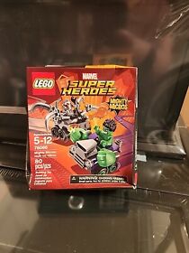 LEGO Marvel Super Heroes Mighty Micros: Hulk vs. Ultron 76066 New Damaged Box