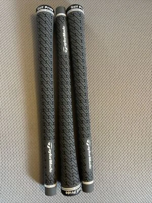 NUEVAS empuñaduras TaylorMade Z-Grip estándar (juego de 3) grises/negras Golf Pride Foto 1 de 3