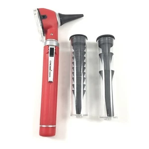 Cross Canada 11-082 Fiber Optic LED Pocket Otoscope Diagnostic Set - Red - Picture 1 of 2