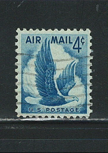 US Single air mail Stamp,(used) Combine shipping $0.10 for each Additional Item. - Image 1 of 1