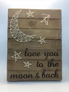 Primitivi di Kathy String Art - Ti amo alla luna e ritorno - 16 x 12 - Foto 1 di 2