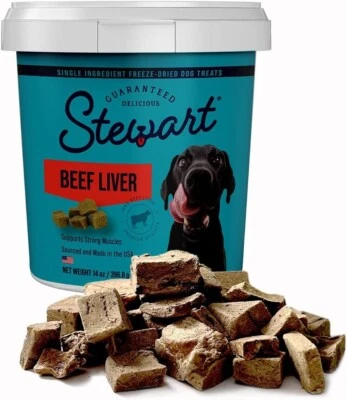 Golosinas liofilizadas para perros hígado de res saludable natural ingrediente único Foto 1 de 4