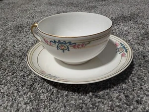 Noritake 1918 Briarhurst Handpainted Japanese China Cup & Saucer Set of 6 - Picture 1 of 6