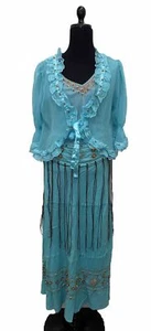 Vintage Malato 3-piece Woman Skirt Set, size TOPS Medium / SKIRT Large - Bild 1 von 17