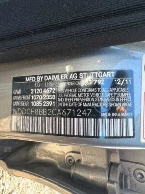 Módulo de control de bomba de combustible usado se adapta a: Mercedes-benz Mercedes clase c 2012 tipo 251 Foto 1 de 4