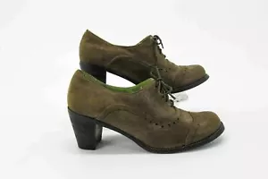 Zapato Miz Mooz Mujer Alana Talla 8.5M Marrón Cuero Oxford Usado qp - Imagen 1 de 12