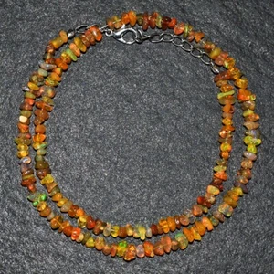 Exclusive Amazing Ethiopian Opal 50.00 Cts Beaded Beautiful Necklace VK 42  E593 - Picture 1 of 7