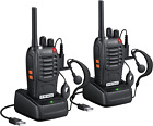 Proster Rechargeable Walkie Talkies 1 Pair, 16 Channel Long Range Two Clear 