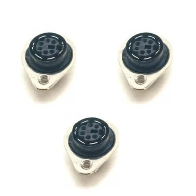 TE Connectivity 750131-2 Circular DIN Connector Receptacle 6 Position, 3 Pcs - Image 1 of 4
