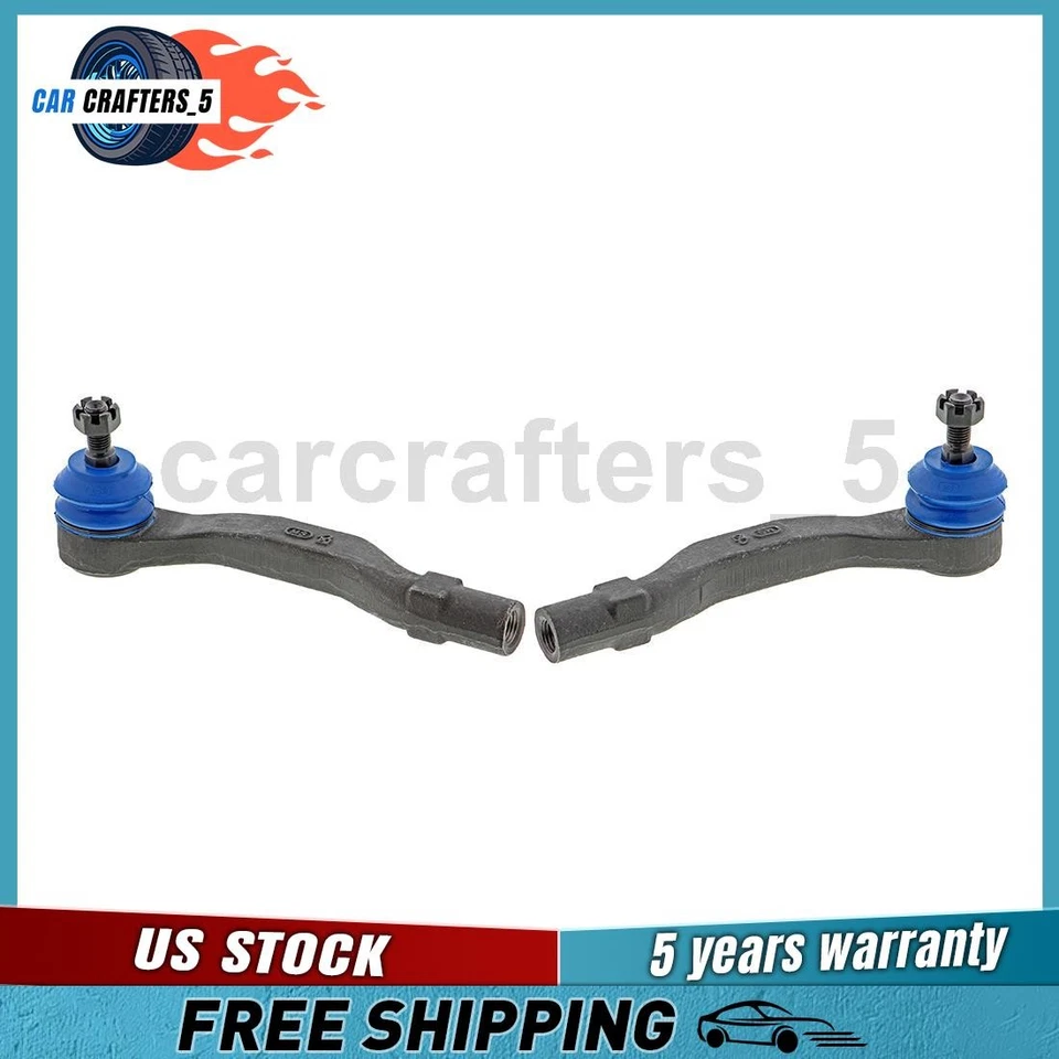 Front Left Outer Front Right Outer Tie Rod End For 1994-2001 Acura Integra 1.8L - Image 1 of 4