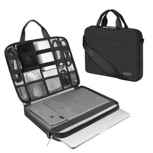 13 13.3 14 Inch Laptop Sleeve Case with Strap, Notebook Computer Case Briefca... - Picture 1 of 8