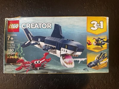 LEGO Creator 3-in-1 Deep Sea Creatures 31088 New Box Damaged - Image 1 of 4