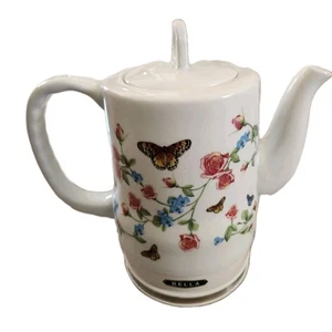 BELLA 1.5L Electric Ceramic Tea Kettle Butterfly Meadow Swivel Detachable Base - Picture 1 of 5