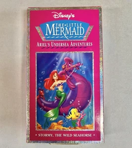 Disney’s the Little Mermaid VHS: Ariels Undersea Adventures Stormy Wild Seahorse - Imagen 1 de 6