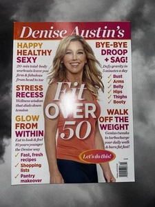 Denise Austin's Fit Over 50 Happy Healthy - 99 Pages BRAND NEW! FAST SHIPPING! - Foto 1 di 3