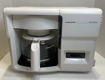 Black & Decker Spacemaker 12 Cup Coffee Maker ODC325 Type 1 White NO BRACKETS - Image 1 of 4