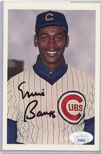 Ernie Banks Signed Postcard - JSA - Baseball HOF - Picture 1 of 2