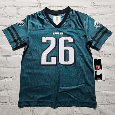 Camisa Jersey Barkley Infantil Grande 12/14 NFL Apparel Philadelphia Eagles #26 NOVA - Imagem 1 de 4