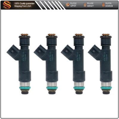 4X Fuel Injectors For 2008-2009 Pontiac Solstice Saturn Aura 08-11 Malibu 2.4L - Imagem 1 de 4