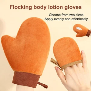 Reusable Body Self-Tanning Soft Double-Sided Glove Lotion Body Cleaning Glove Wu - Picture 1 of 14