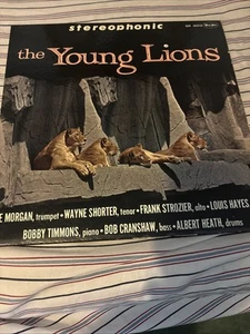 LEE MORGAN WAYNE SHORTER The Young Lions LP VEE JAY VJLP 3013 US 1961 DG ST VG+ - Picture 1 of 3