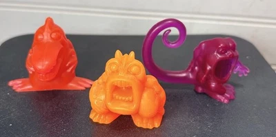 复古 1984 捉鬼敢死队 1.5 英寸橙色幽灵紫色温斯顿·乔珀人偶肯纳 — 第 1/4 张图片