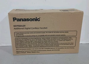 Panasonic zusätzliches digitales kabelloses Mobilteil schwarz KX-TGEA20 offener Karton  - Bild 1 von 8