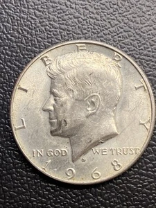 1968-D Kennedy Half Dollar - Picture 1 of 2