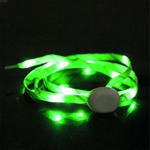 Cordones LED luminosos creativos luces intermitentes cordones brillantes para zapatos cuerdas - Imagen 1 de 18