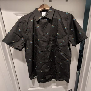 NUEVO CON ETIQUETAS Disney Star Wars Orgullo Tejido Campamento Camisa Abotonada Arco Iris Talla M Mediana Nueva - Imagen 1 de 10