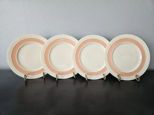Vintage Lenox Fontaine Coral White Salad Lunch Luncheon Plate 8.25" Made In USA - Picture 1 of 12