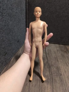 TLC Vintage 1960 Ken gerades Bein blonde beflockte Haare blaue Augen Mattel Barbie Puppe - Bild 1 von 10