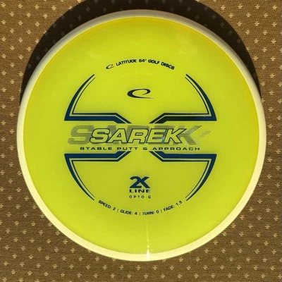 🪓Yellow Latitude 64 Opto-G 2K Line Sarek 175g OOP Silver Foil NEW - Image 1 of 2