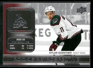 2023-24 Upper Deck Series 1 - Rookie Retrospective Dylan Guenther #RR-9 - Picture 1 of 2