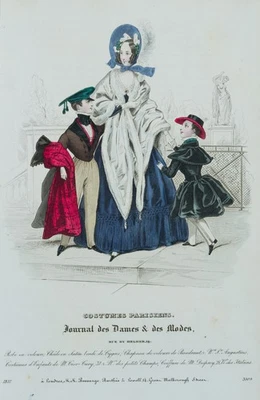 Robe velours - Cost. d'Enfants,  1837, Sst. Historismus Unbekannt (19.Jhd) - Bild 1 von 4
