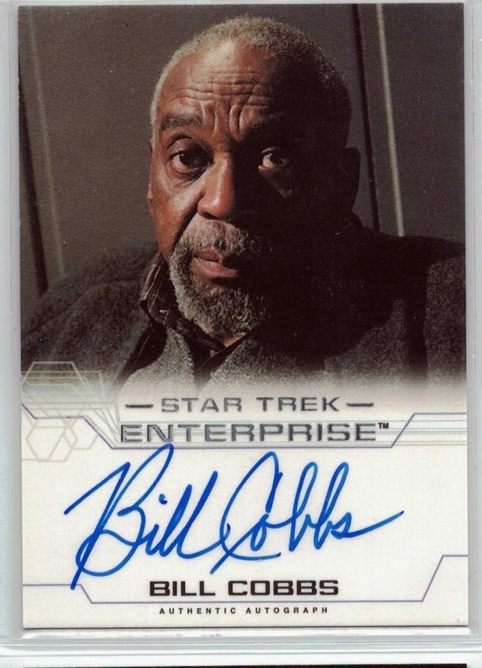 Star Trek Enterprise Season 4 Autograph Card Bill Cobbs - Image 1 of 1